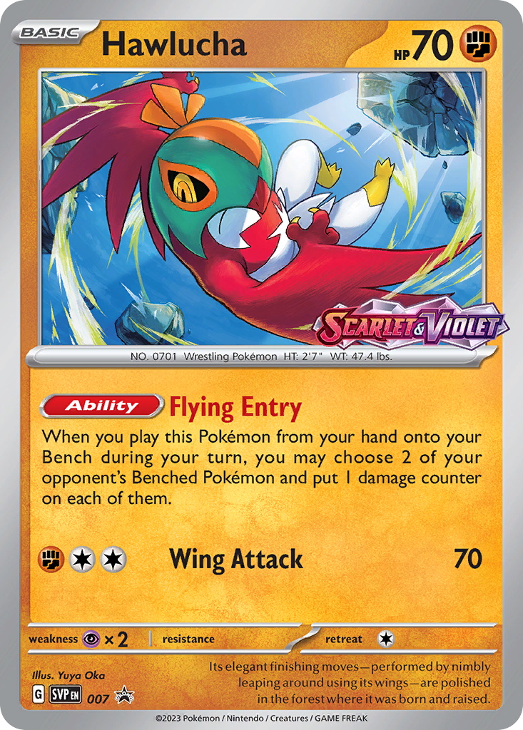 Scarlet & Violet Promo Hawlucha #7